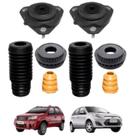 Kit Batente + Coifa + Coxim 2 Lados Ecosport Fiesta 03 A 12