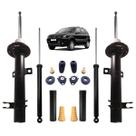 Kit Batente Dianteiro/Traseiro + 4 Amortecedor Monroe For Ecosport 2006 Kit Batente Dianteiro/Traseiro + 4 Amortecedor Monroe For Ecosport 2006