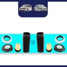 Kit Batente Haste Coifa Coxim Dianteiro VW Fox Spacefox Polo Kit Batente Haste Coifa Coxim Dianteiro VW Fox Spacefox Polo