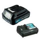 Kit Bateria 12v Bl1016 + Carregador Dc10wd Makita Bivolt Kit Bateria 12v Bl1016 + Carregador Dc10wd Makita Bivolt