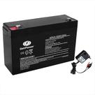Kit Bateria 6V 12ah GetPower + Carregador - Moto Elétrica