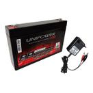 Kit Bateria 6v 7,2ah Unipower + Carregador - Brinquedos