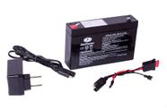 Kit Bateria 6v 8,5ah + Carregador + Chicote - Brinquedos
