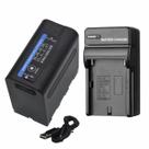 Kit Bateria Com Carregador Np-f980 Usb Para Filmadora Led Monitor 7.4v 10.000mah Kit Bateria Com Carregador Np-f980 Usb Para Filmadora Led Monitor 7.4v 10.000mah