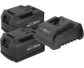 Kit Bateria DWT Vonder - 2 Baterias 18V 4AH + Carregador Kit Bateria DWT Vonder - 2 Baterias 18V 4AH + Carregador