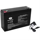 Kit Bateria Selada 6V 12ah GetPower + Carregador - Brinquedo