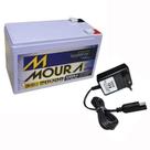 Kit Bateria Selada VRLA 12V 9Ah Moura +Carregador 12V Padrão