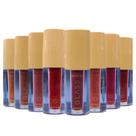 Kit Batom Líquido Velvety Ruby Rose Glass 3,5ml C/8