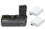 Kit Battery Grip BG-E8 + 2 Baterias LP-E8 para Canon