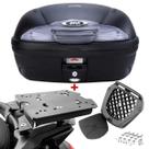 Kit Baú Superior Triumph Tiger900 2020+ Spto510 Scam + Bauleto 45L Givi Monolock Simply E450Nt Lente Fumê