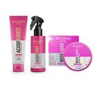Kit Be.Use Máscara + Spray Acidificante + Modelador Bio Extratus Hidratação, Alinhamento e Controle de Frizz