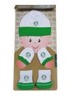 Kit Bebê 3 Pçs Palmeiras Touca Luva e Meia Oficial Kit Bebê 3 Pçs Palmeiras Touca Luva e Meia Oficial