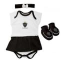 Kit Bebê 3 Peças Atlético Mineiro Conjunto Galo Roupa de Bebê Oficial Tamanhos:RN