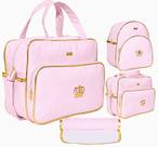 Kit bebê conjunto de bolsas maternidade completo com 4 peças masculino e feminino Kit bebê conjunto de bolsas maternidade completo com 4 peças masculino e feminino