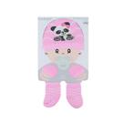 Kit Bebê Feminino Centopé Maternidade Panda 3 Peças Rosa - 00088