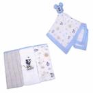 Kit Bebê Fralda E Naninha Em Algodão Bordada Estampada Mickey Minasrey Kit Bebê Fralda E Naninha Em Algodão Bordada Estampada Mickey Minasrey
