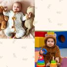 Kit Bebê Menina Macacão Teddy e Florzinha Macio e Conforto Kit Bebê Menina Macacão Teddy e Florzinha Macio e Conforto