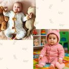 Kit Bebê Menina Macacão Teddy e Florzinha Macio e Conforto Kit Bebê Menina Macacão Teddy e Florzinha Macio e Conforto