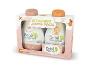 Kit Bebe Natureza Suave Banho Viagem Etnia Loção Colonia