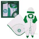 Kit Bebê Palmeiras Macacão Manta e Gorro Plush - Oficial