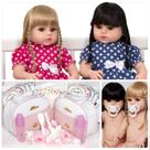 Kit Bebe Reborn Baby Gêmeas Princesas Com Lindos Acessórios