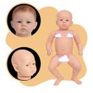 Kit Bebê Reborn Boneca Abigail 48cm Membros de Vinil