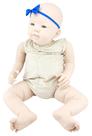 Kit bebê reborn molde Abigail com corpinho de tecido