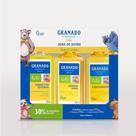 Kit Bebê Tradicional Sabonete Líquido, Shampoo e Condicionador Granado A partir de 0 meses 3x250ml