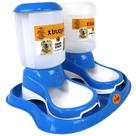 Kit Bebedouro Comedouro Automatico Bandeja Base Cachorro Gato Truqys