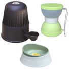 Kit - Bebedouro Vida Mansa 2 litros Nao Molha Pelos + Comedouro 320ml + Lancheira Pet para Passeio