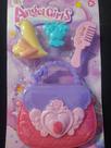 Kit beleza infantil com boneca + pente e acessorios angel
