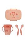 Kit Bento Box e Talheres Flexíveis com Copo 360º Lilica BB