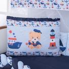 Kit Berço Americano 13 pcs para Bebê Menino Marinheiro
