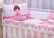 Kit Berço Americano de Menina 10 Peças Bailarina Rosa