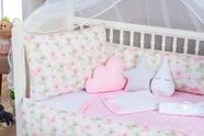 Kit Berço Americano Estampado Ursa 8 Pcs