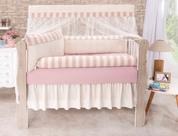 Kit Berço Americano Luxo Linho Menino Menina 9 Peças Ternura - Rose