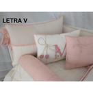 Kit Berço Americano Menina Bita Rose Blush 11 Peças Algodão Kit Berço Americano Menina Bita Rose Blush 11 Peças Algodão