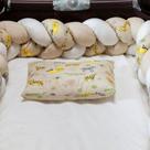 Kit Berço Desmontável Trança Baby 5 Peças Menino e Menina