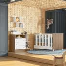 Kit Berço Mini Cama Taís e Cômoda Infantil 3 Gavetas com Nicho Brilhar Q01 - Amarena Móveis Kit Berço Mini Cama Taís e Cômoda Infantil 3 Gavetas com Nicho Brilhar Q01 - Amarena Móveis