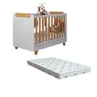 Kit Berço Pingo Branco com Amêndoa com Colchão Orthoflex Infantil 10