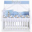 Kit Berço Slim Completo Safari para Bebê Fácil de Montar e Confortável