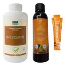 Kit Beta Glucan Anew 240 cáps + Floranew Garrafa 630g + 5 Sachês Floranew