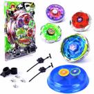 Kit Beyblade 4 Pião Alta Qualidade