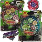 Kit Beyblade 5d Tornado Speed Top Arena Metal Fusion