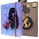 Kit Bíblia Ntlh Garota + Elástico Capa Dura Acolchoada com Indice + Cafe com Deus Pai 2025 Kit Bíblia Ntlh Garota + Elástico Capa Dura Acolchoada com Indice + Cafe com Deus Pai 2025