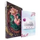 Kit Bíblia Sagrada NVT Capa Flexível Floral + Minhas Anotações Bíblicas Aquarela