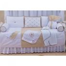 Kit Bicama Glamour 06 peças - Thed Caqui Kit Bicama Glamour 06 peças - Thed Caqui