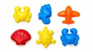 Kit Bichinhos em Forma 6 Peças Brinquedo Educativo Infantil Encaixe Coordenação Motora Aprendizado Crianças Colorido