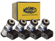 Kit Bico Injetor Palio Siena Fiorino Strada Uno 1.0 1.5 MPI Fire Magneti Marelli 1998 A 2005 4 Und