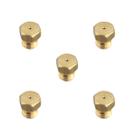 Kit Bico Injetor Para Gás Botijão Glp Fogão Cooktop Fischer 5 Bocas 1642 Modelo Antigo